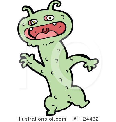 Royalty-Free (RF) Monster Clipart Illustration by lineartestpilot - Stock Sample #1124432