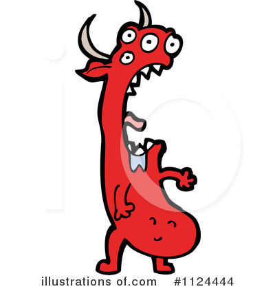 Royalty-Free (RF) Monster Clipart Illustration by lineartestpilot - Stock Sample #1124444