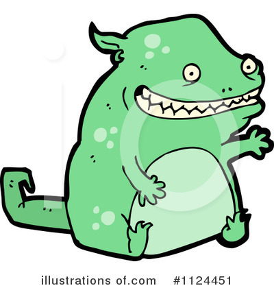 Royalty-Free (RF) Monster Clipart Illustration by lineartestpilot - Stock Sample #1124451