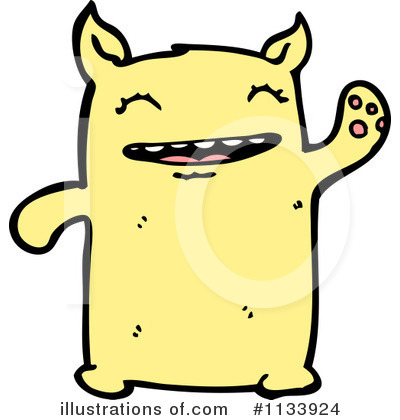 Royalty-Free (RF) Monster Clipart Illustration by lineartestpilot - Stock Sample #1133924