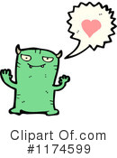 Monster Clipart #1174599 by lineartestpilot