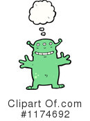 Monster Clipart #1174692 by lineartestpilot