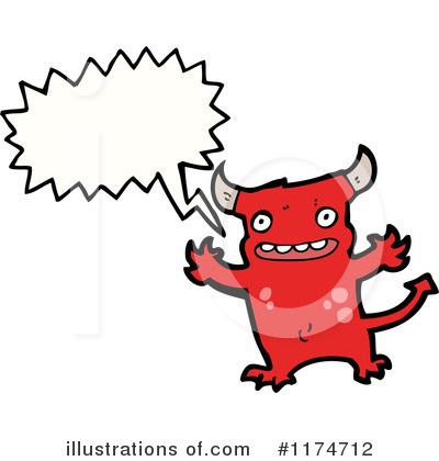 Royalty-Free (RF) Monster Clipart Illustration by lineartestpilot - Stock Sample #1174712