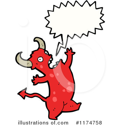 Royalty-Free (RF) Monster Clipart Illustration by lineartestpilot - Stock Sample #1174758