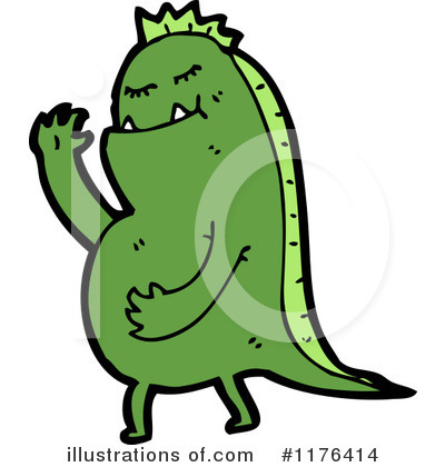 Royalty-Free (RF) Monster Clipart Illustration by lineartestpilot - Stock Sample #1176414
