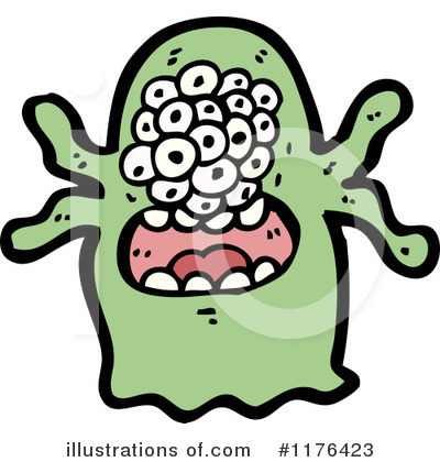 Royalty-Free (RF) Monster Clipart Illustration by lineartestpilot - Stock Sample #1176423