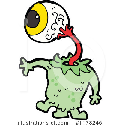 Royalty-Free (RF) Monster Clipart Illustration by lineartestpilot - Stock Sample #1178246