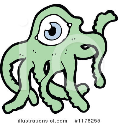 Royalty-Free (RF) Monster Clipart Illustration by lineartestpilot - Stock Sample #1178255
