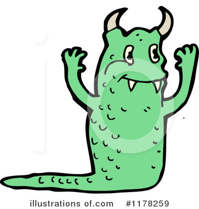 Royalty-Free (RF) Monster Clipart Illustration by lineartestpilot - Stock Sample #1178259