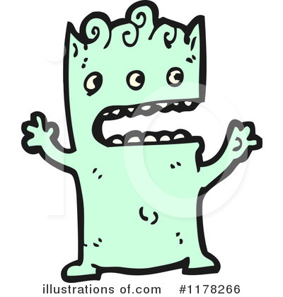 Royalty-Free (RF) Monster Clipart Illustration by lineartestpilot - Stock Sample #1178266