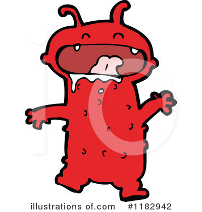 Royalty-Free (RF) Monster Clipart Illustration by lineartestpilot - Stock Sample #1182942
