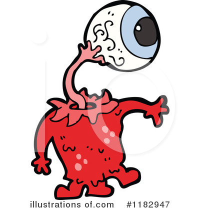 Royalty-Free (RF) Monster Clipart Illustration by lineartestpilot - Stock Sample #1182947