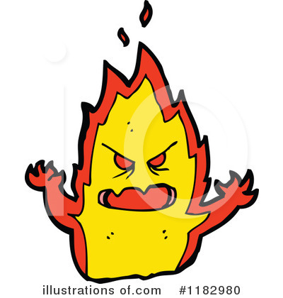 Flame Monster Clipart #1182980 by lineartestpilot