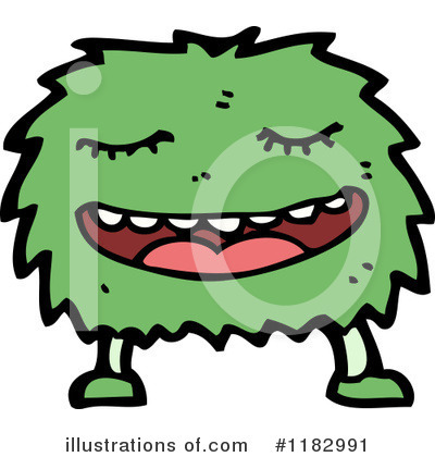 Furry Monster Clipart #1182991 by lineartestpilot
