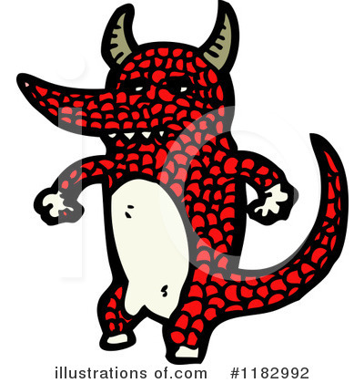 Royalty-Free (RF) Monster Clipart Illustration by lineartestpilot - Stock Sample #1182992