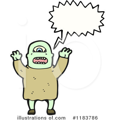 Royalty-Free (RF) Monster Clipart Illustration by lineartestpilot - Stock Sample #1183786