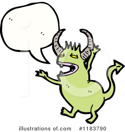 Royalty-Free (RF) Monster Clipart Illustration by lineartestpilot - Stock Sample #1183790