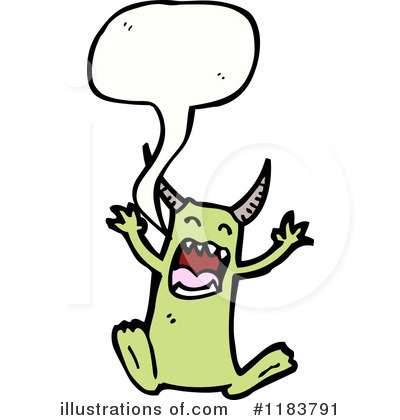 Royalty-Free (RF) Monster Clipart Illustration by lineartestpilot - Stock Sample #1183791