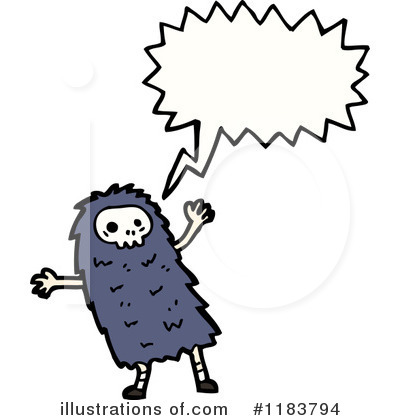 Royalty-Free (RF) Monster Clipart Illustration by lineartestpilot - Stock Sample #1183794