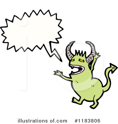 Royalty-Free (RF) Monster Clipart Illustration by lineartestpilot - Stock Sample #1183806