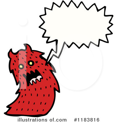Royalty-Free (RF) Monster Clipart Illustration by lineartestpilot - Stock Sample #1183816