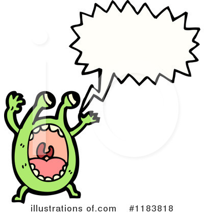 Royalty-Free (RF) Monster Clipart Illustration by lineartestpilot - Stock Sample #1183818