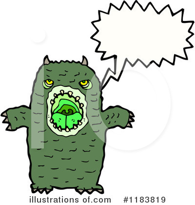 Royalty-Free (RF) Monster Clipart Illustration by lineartestpilot - Stock Sample #1183819