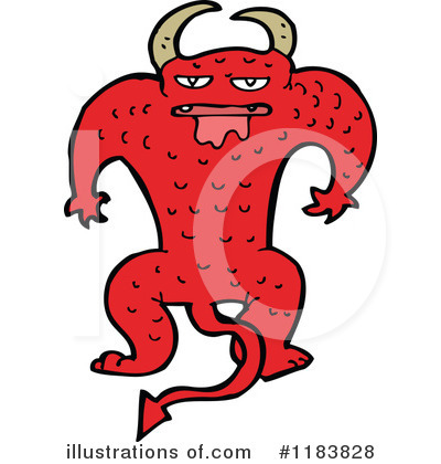 Royalty-Free (RF) Monster Clipart Illustration by lineartestpilot - Stock Sample #1183828