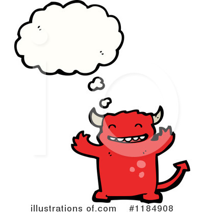 Royalty-Free (RF) Monster Clipart Illustration by lineartestpilot - Stock Sample #1184908