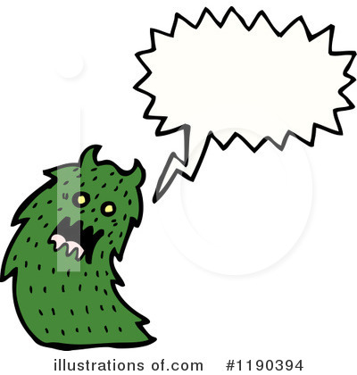 Royalty-Free (RF) Monster Clipart Illustration by lineartestpilot - Stock Sample #1190394