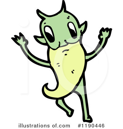 Royalty-Free (RF) Monster Clipart Illustration by lineartestpilot - Stock Sample #1190446