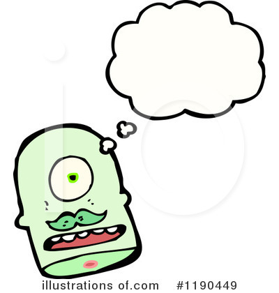 Monster Head Clipart #1190449 by lineartestpilot