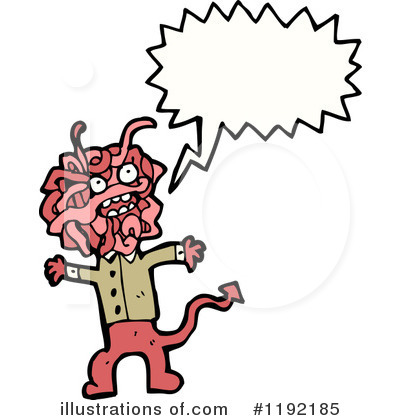 Royalty-Free (RF) Monster Clipart Illustration by lineartestpilot - Stock Sample #1192185