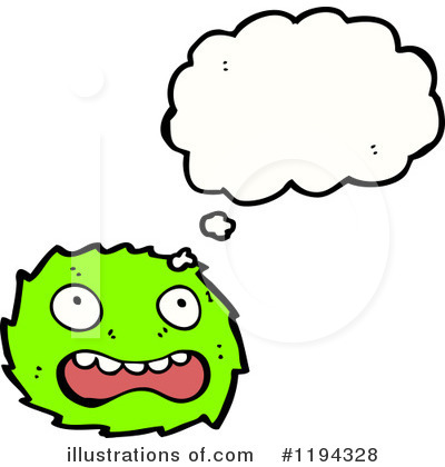 Royalty-Free (RF) Monster Clipart Illustration by lineartestpilot - Stock Sample #1194328