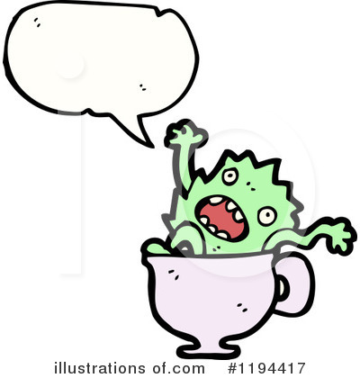 Royalty-Free (RF) Monster Clipart Illustration by lineartestpilot - Stock Sample #1194417