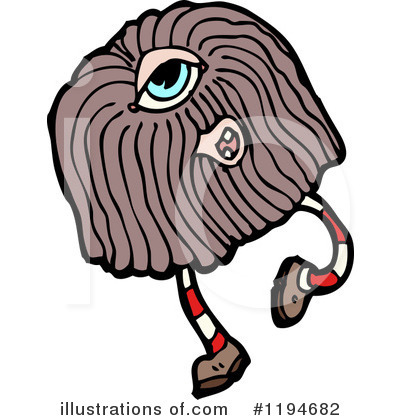 Royalty-Free (RF) Monster Clipart Illustration by lineartestpilot - Stock Sample #1194682