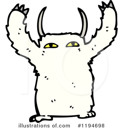 Royalty-Free (RF) Monster Clipart Illustration by lineartestpilot - Stock Sample #1194698