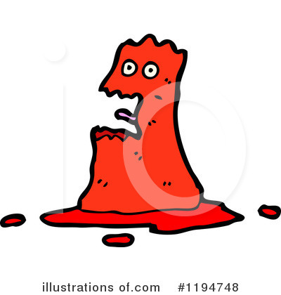 Royalty-Free (RF) Monster Clipart Illustration by lineartestpilot - Stock Sample #1194748