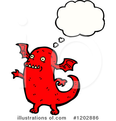 Royalty-Free (RF) Monster Clipart Illustration by lineartestpilot - Stock Sample #1202886