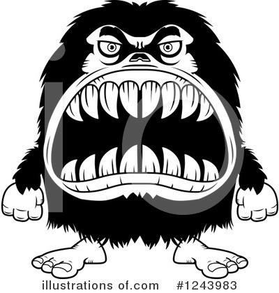 Royalty-Free (RF) Monster Clipart Illustration by Cory Thoman - Stock Sample #1243983