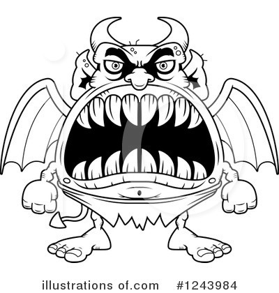 Royalty-Free (RF) Monster Clipart Illustration by Cory Thoman - Stock Sample #1243984