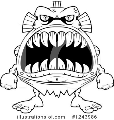 Royalty-Free (RF) Monster Clipart Illustration by Cory Thoman - Stock Sample #1243986
