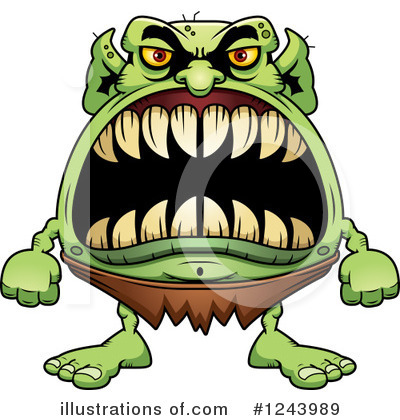 Monster Clipart #1243989 by Cory Thoman