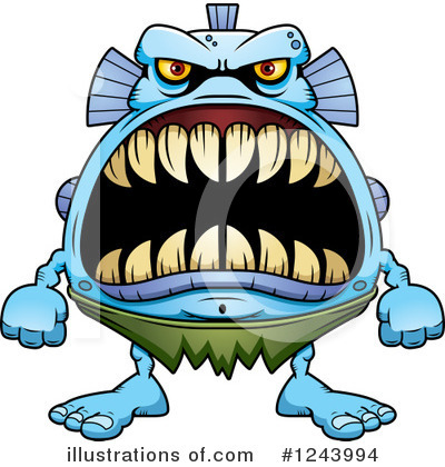 Monster Clipart #1243994 by Cory Thoman
