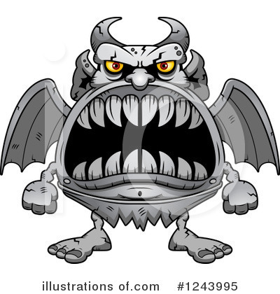 Monster Clipart #1243995 by Cory Thoman
