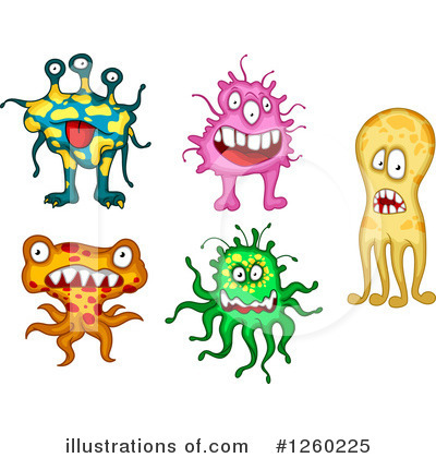 Royalty-Free (RF) Monster Clipart Illustration by Vector Tradition SM - Stock Sample #1260225