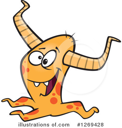 Royalty-Free (RF) Monster Clipart Illustration by toonaday - Stock Sample #1269428