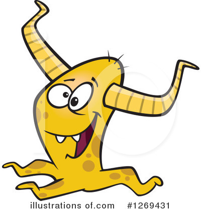 Royalty-Free (RF) Monster Clipart Illustration by toonaday - Stock Sample #1269431