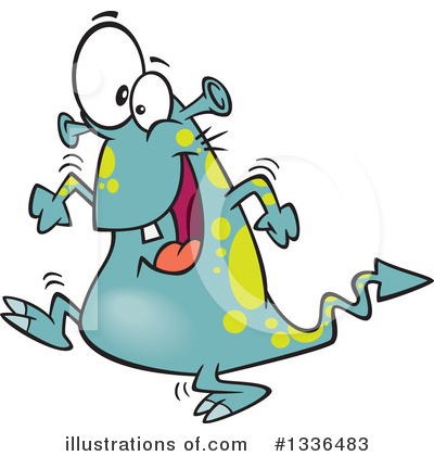 Royalty-Free (RF) Monster Clipart Illustration by toonaday - Stock Sample #1336483
