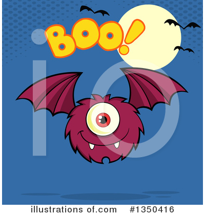 Royalty-Free (RF) Monster Clipart Illustration by Hit Toon - Stock Sample #1350416
